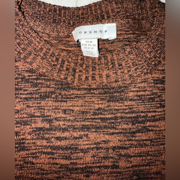 Topshop rust coloured top - Picture 3 of 4